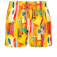 Men Stretch Swim Trunks Sunny Streets Sun front view