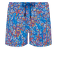 Pantalón corto de baño con estampado Carapaces Multicolores para mujer Mar azul vista frontal