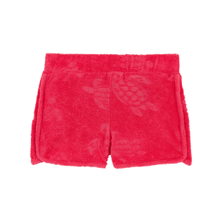Ronde des Tortues Frottee-Jacquard-Set für Kleinkinder Stachelbeerenrot Details Ansicht 2