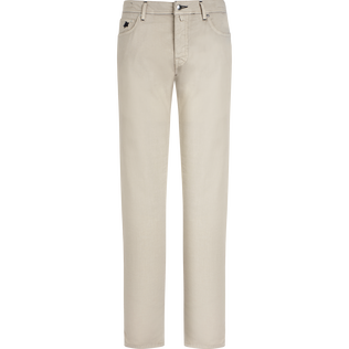 Solid Leinenhose aus Baumwoll-Gabardine im 5-Taschen-Design für Herren Hemp Vorderansicht