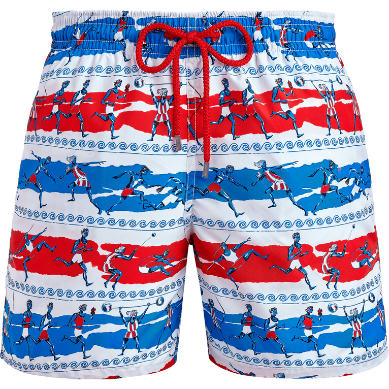 Men Swim Shorts Les Jeux - Moorea - White - Size M - Vilebrequin