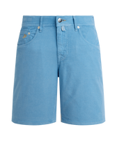 Men 5-Pockets Corduroy Bermuda Shorts Divine front view