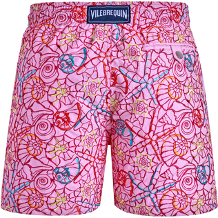 Men Swim Shorts Embroidered Noumea Sea - Limited Edition Marshmallow back view