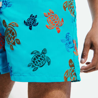 男士 Ronde Des Tortues 刺绣泳装 - 限量版 Curacao 细节视图4