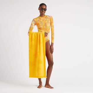 女士 Palm Leaves 防紫外线连体防晒衣 Mango 细节视图1