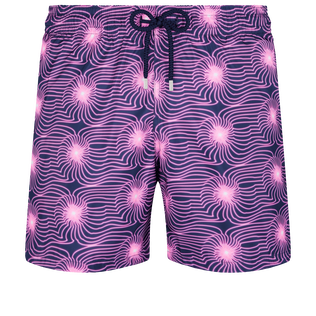 Ultraleichte und verstaubare Hypno Shell Badeshorts für Herren Marineblau Vorderansicht