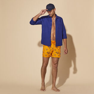 男士 Vatel 刺绣游泳短裤 - 限量版 Carrot 细节视图1