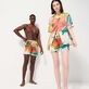 Bañador con estampado Gra para hombre - Vilebrequin x John M Armleder Multicolores detalles vista 4