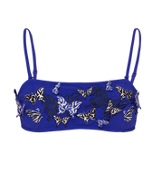 Women Bra- Style Bikini Top Embroidered Disco Butterflly Marrakech 正面图