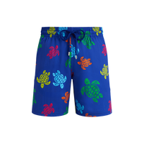 Men Long Stretch Swim shorts Tortue Multicolore Marrakech front view