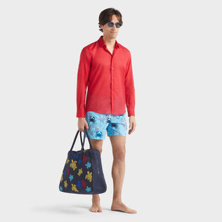 Crab Balloons Badeshorts mit Stickerei für Herren Blue topaz Details Ansicht 1