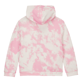 Sweat à fermeture éclair fille Tie & Dye Carambole vue de dos