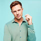 Men Cotton Shirt Solid Linden 细节视图4