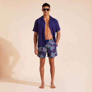 Men Swim Trunks Vendôme Turtles Midnight details view 1