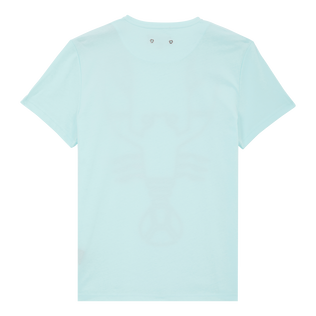 Camiseta de algodón orgánico para hombre con estampado Placed Flocked Lobster Thalassa vista trasera