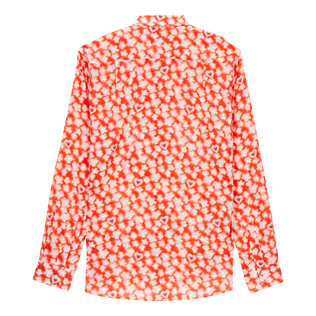 中性 Attrape Coeur 纯棉巴厘纱夏季衬衫 Poppy red 后视图