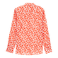 中性 Attrape Coeur 纯棉巴厘纱夏季衬衫 Poppy red 后视图
