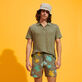 Pantaloncini mare uomo ricamati Ronde Tortues Multicolores - Edizione limitata Olivier dettagli vista 2