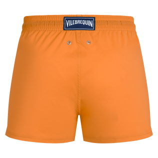Men Swimwear Short and Fitted Stretch Solid Mango back view