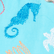 Costume da bagno bambino ricamato 1999 Focus - Edizione limitata Lazulii blue 