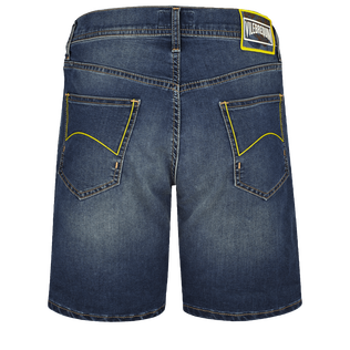 Colored denim 2025 bermuda shorts