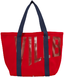 Large Beach Bag Vilebrequin Peppers front view