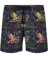Men Embroidered Swim Trunks Octopussy - Limited Edition Navy front view