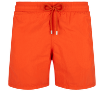 Bañador de color liso para hombre Rust vista frontal