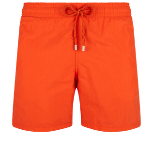 Bañador de color liso para hombre Rust vista frontal