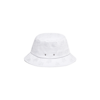 Embroidered Bucket Hat Turtles All Over White 正面图