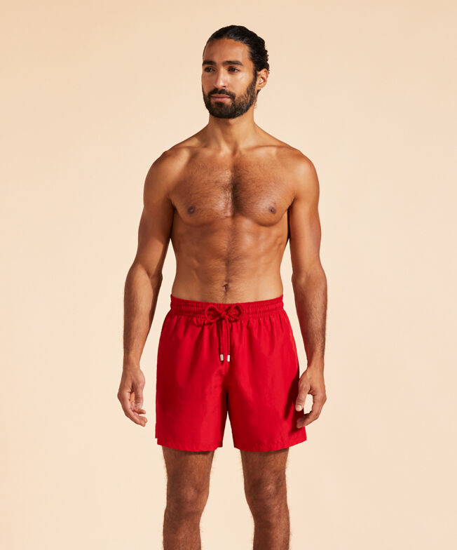 Men Ultra Light and Packable Swim Shorts Solid Vilebrequin