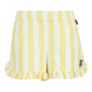 Streifen-Shorts für Mädchen Sunflower Vorderansicht