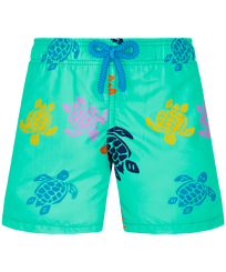男童 Ronde Des Tortues Multicolores 泳裤 Nenuphar 正面图