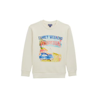Sweat col rond Enfants Family Weekend Off-white vue de face