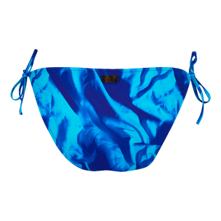 Bas de maillot de bain mini slip femme Les Draps Froissés Bleu neptune vue de dos