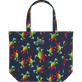 Tote bag Tortues Rainbow Multicolor - Vilebrequin x Kenny Scharf Navy front view