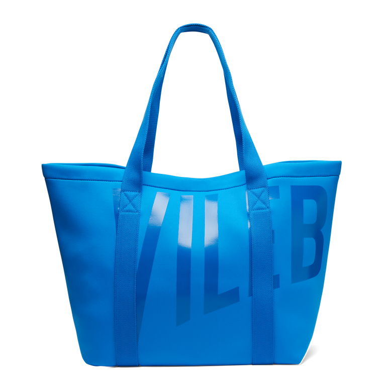 Unisex Neoprene Large Beach Bag Solid - Bagsib - Blue