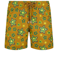 男士 Stars Gift 刺绣游泳短裤 - 限量版 Bark 正面图