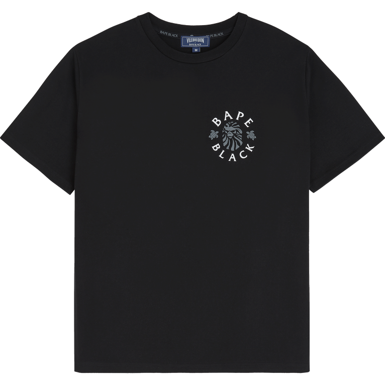 Men T-shirt Logo Printed - Vilebrequin X Bape® Black - Tee Shirt - Tape - Black - Size XL - Vilebrequin