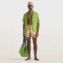 Men Embroidered Tortue Multicolore Look  vista frontal