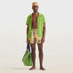 Men Embroidered Tortue Multicolore Look  vue de face