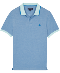 Men Cotton Changing Color Pique Polo Shirt Thalassa front view