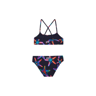 女童 Disco Stars 比基尼套装 Navy 后视图