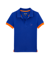 男童纯色有机棉 Polo 衫 Marrakech 正面图