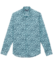 Hombre Autros Estampado - Unisex Cotton Voile Lightweight Shirt Gulf Stream, Thalassa vista frontal