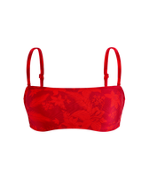 Haut de maillot de bain brassière femme Flower Power Lipstick vue de face