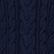 Men Cable-Knit Cotton Sweater Navy 