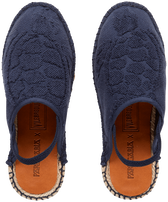 Kids Terry Espadrille - VBQ x Pare Gabia Navy front view