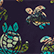 Men Long Swim Trunks Landscapes Turtles Midnight 