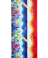 Beach Towel Mareviva - Vilebrequin x Kenny Scharf Multicolor front view